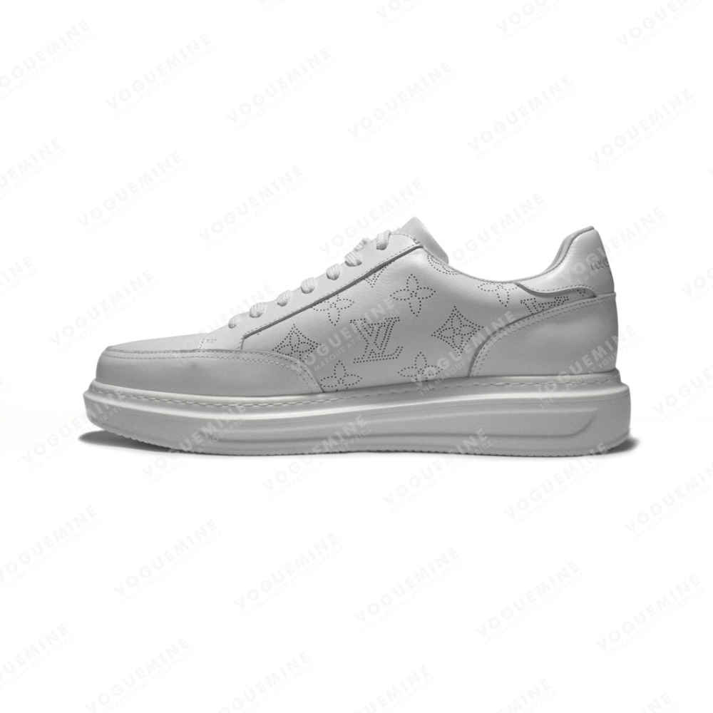 Louis Vuitton White Premium Quality Sneakers-thumb-0