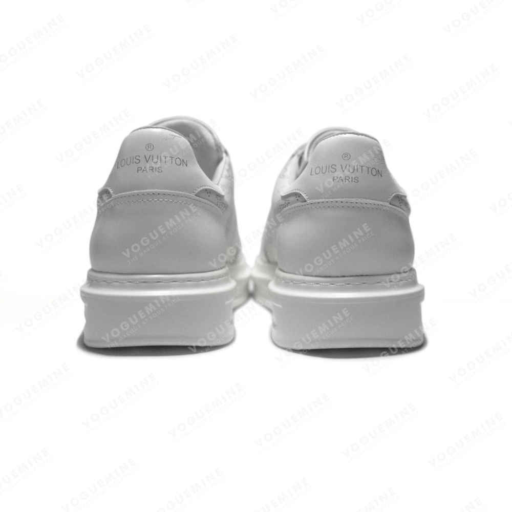 Louis Vuitton White Premium Quality Sneakers-thumb-4
