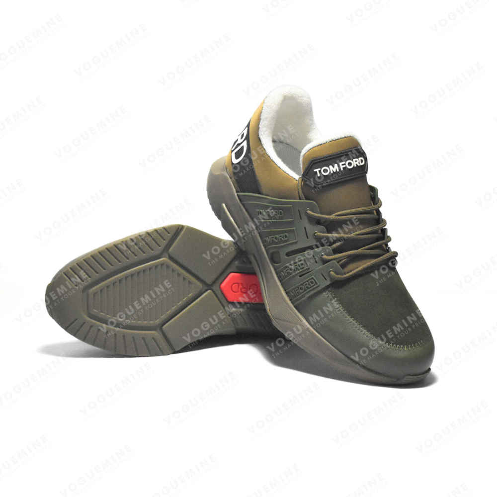 Tom Ford Green Premium Quality Sneakers-5