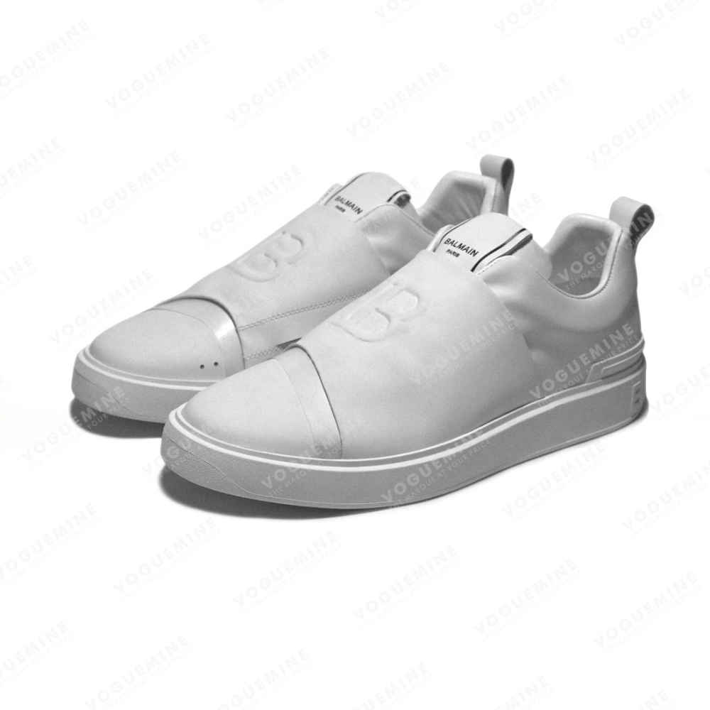 Balmain Paris White Premium Quality Sneakers-thumb-2
