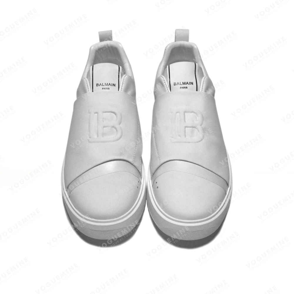 Balmain Paris White Premium Quality Sneakers-thumb-3