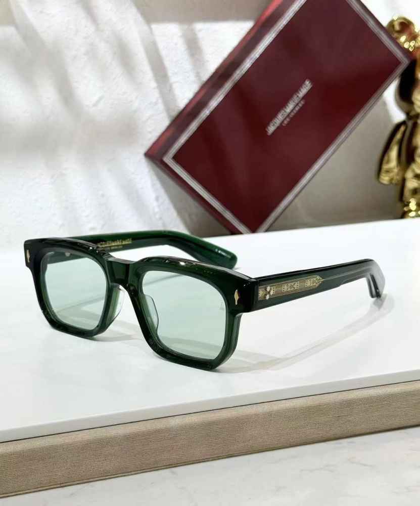 Jacques Marie Mage Green Luxury Sunglasses-thumb-0