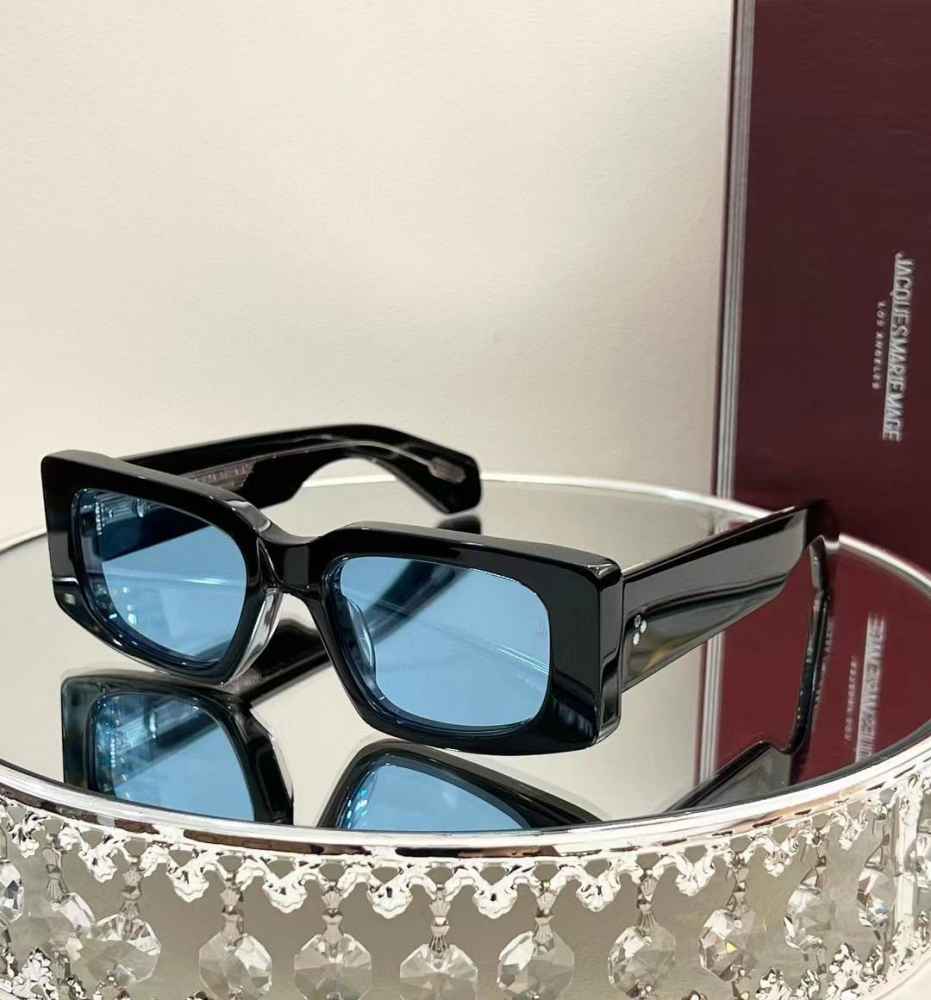 Jacques Marie Mage Blue Luxury Sunglasses-thumb-0