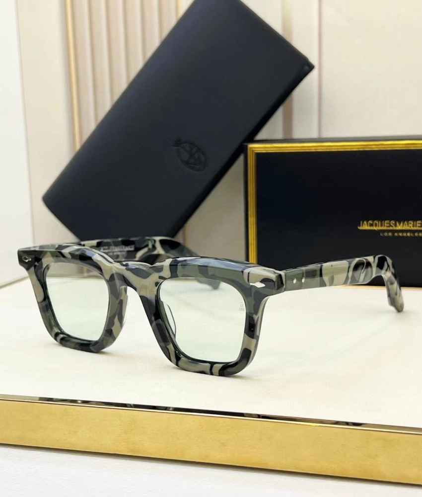 Jacques Marie Mage Black & Grey Luxury Sunglasses-thumb-0