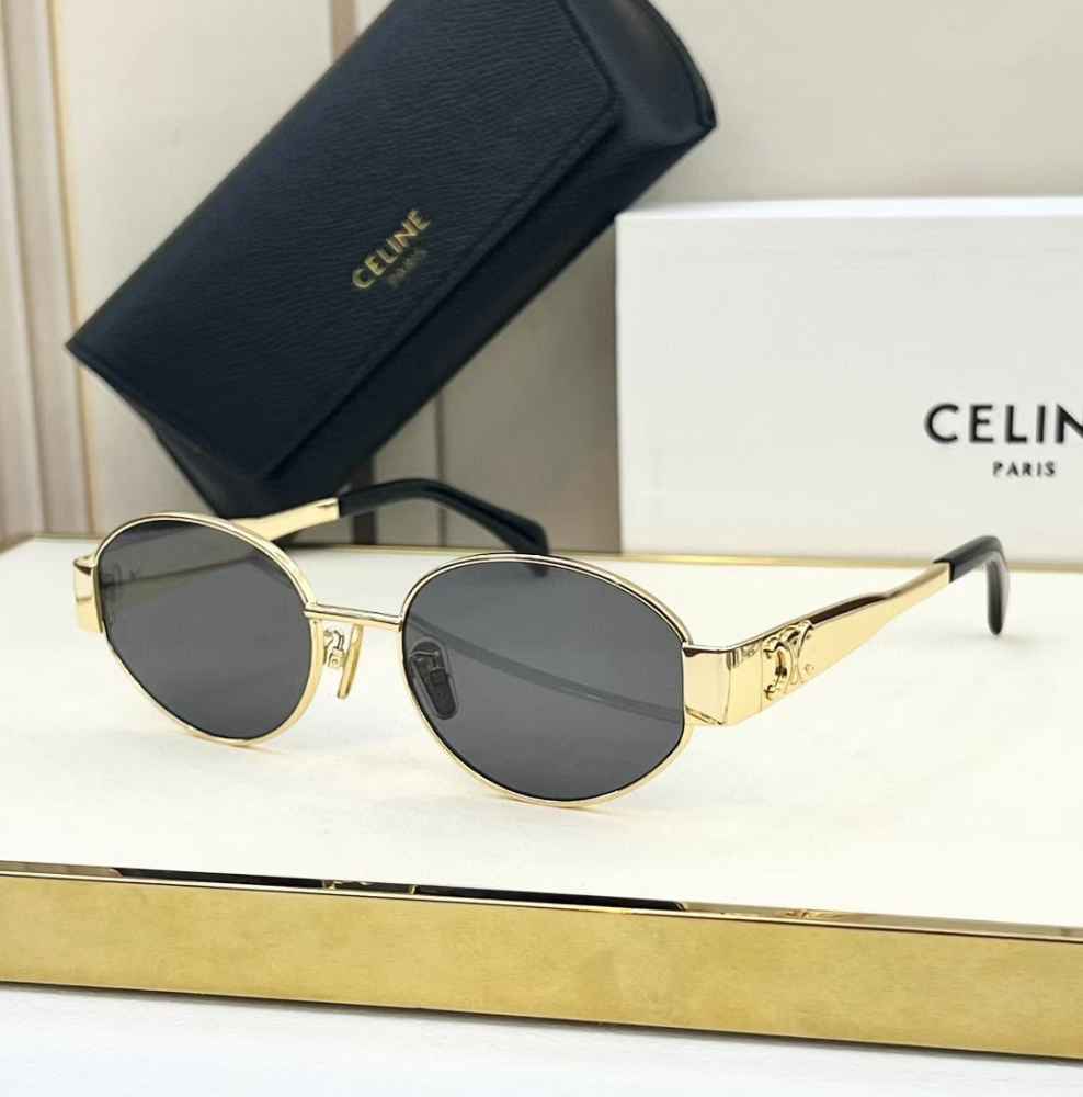 Celine Black & Golden Luxury Sunglasses-thumb-0
