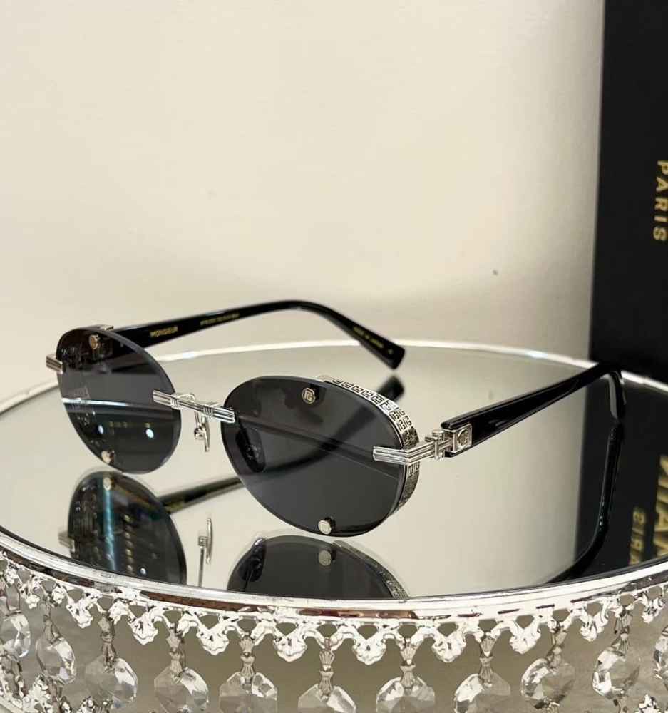 Balmain Silver Luxury Sunglasses-thumb-0