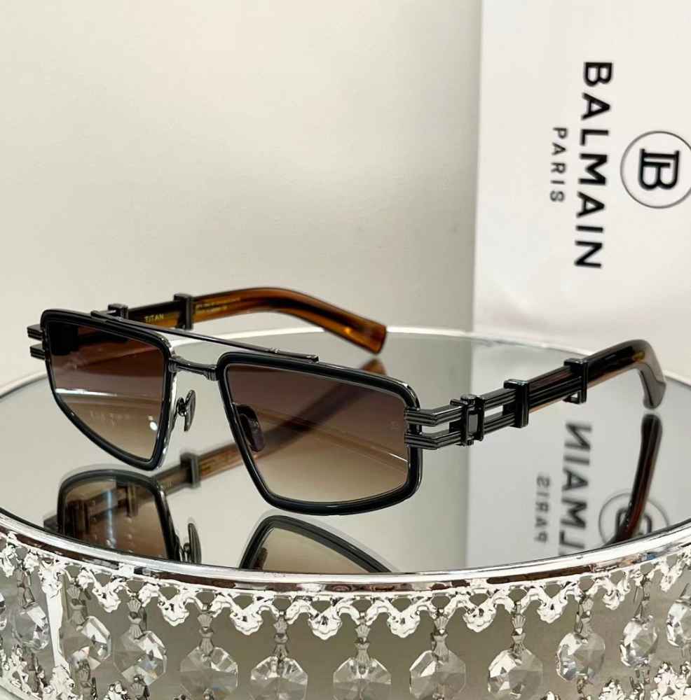 Balmain Brown Luxury Sunglasses-thumb-0