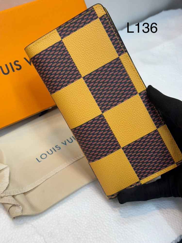 Louis Vuitton Yellow Premium Long Wallet-thumb-1