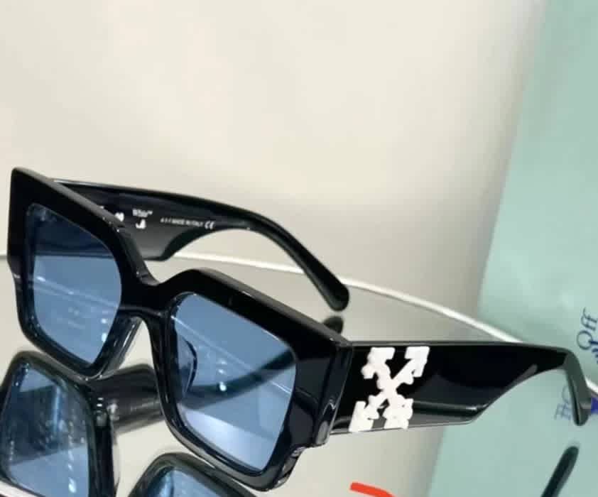 Off-White Blue Luxury Sunglasses-thumb-0