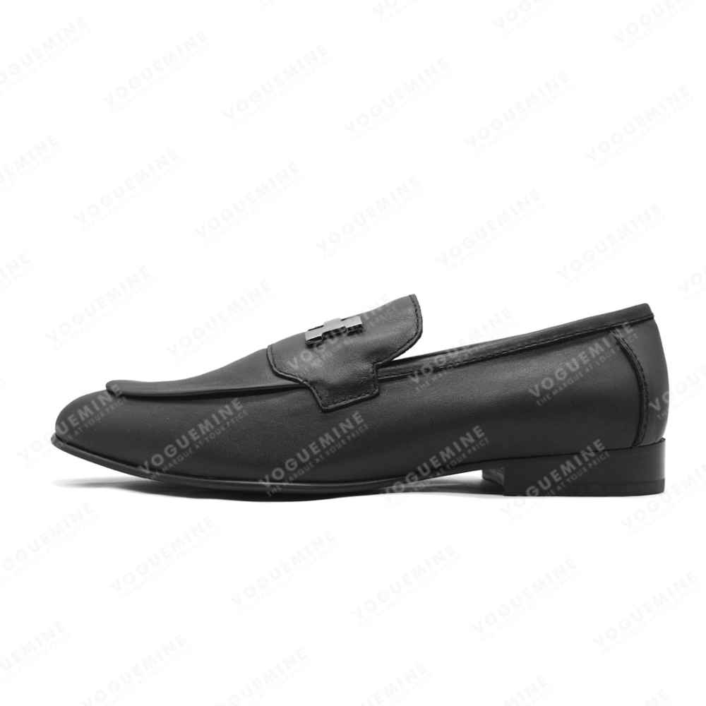 Hermes Black Premium Quality Loafers-thumb-1