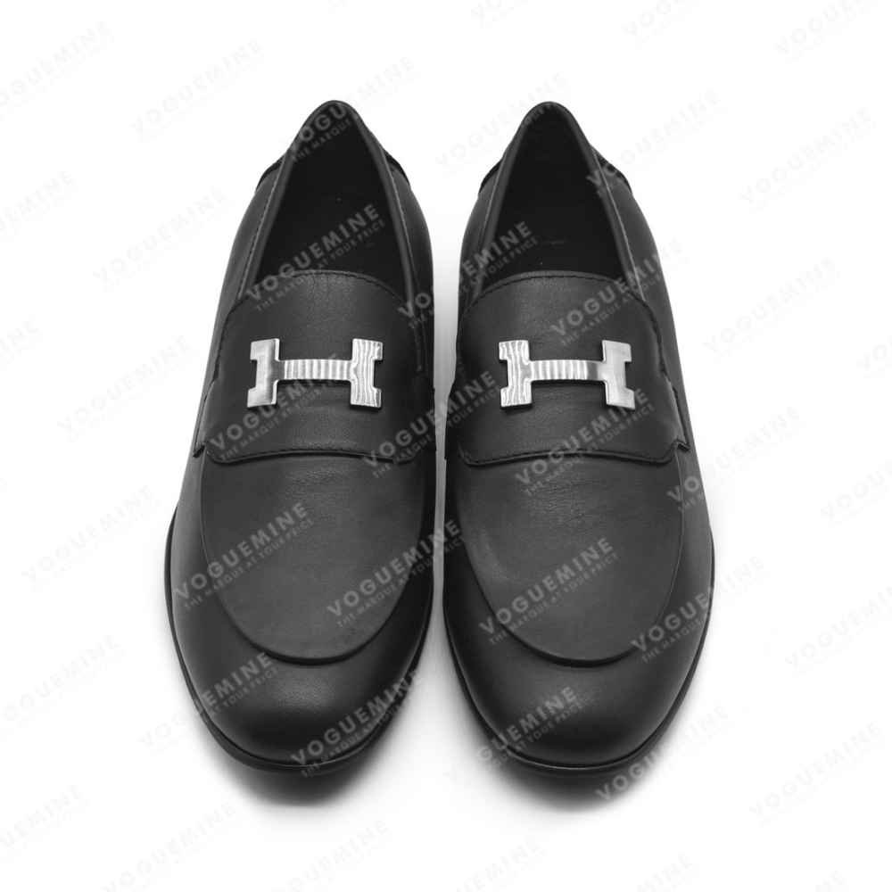 Hermes Black Premium Quality Loafers-thumb-4