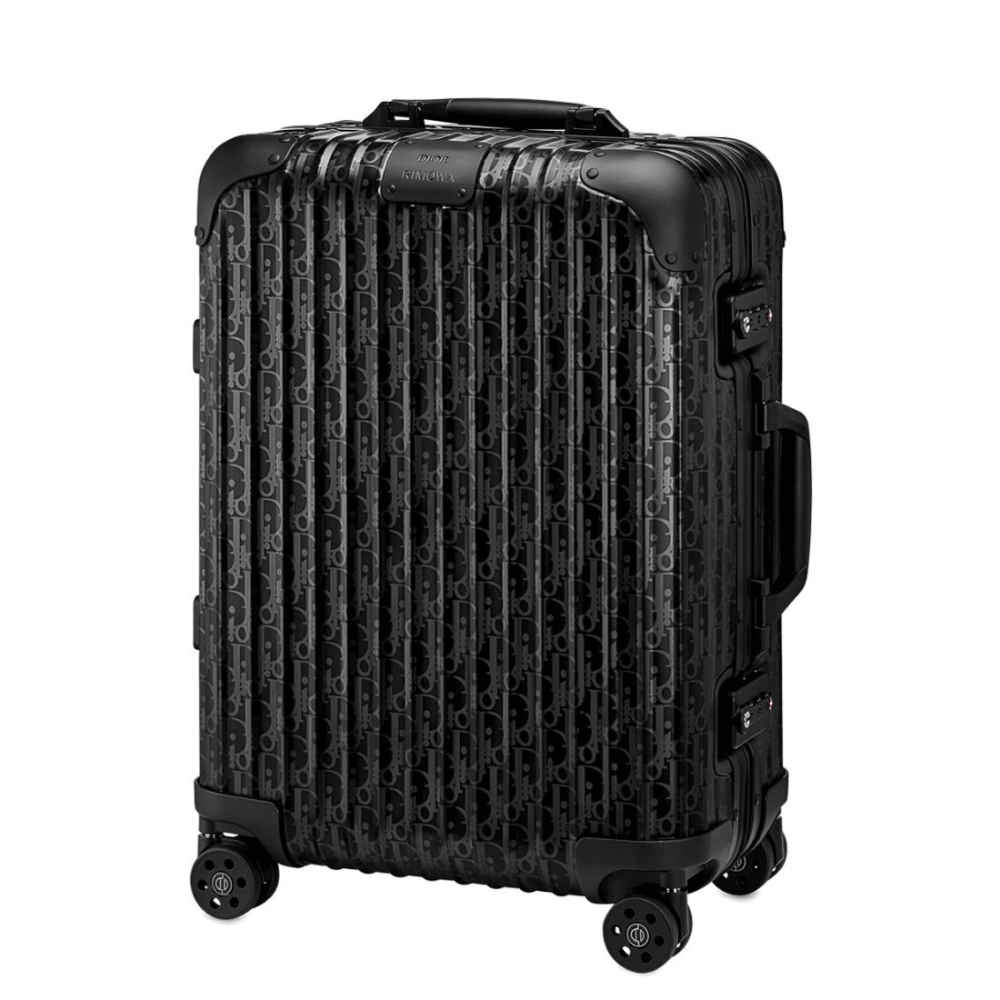 Dior & Rinowa Black Premium Cabin Trolley Bag-1