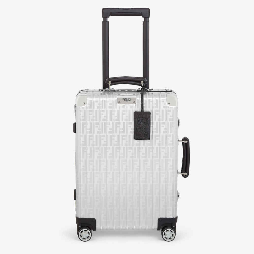 Fendi & Rimowa Grey Premium Cabin Trolley Bag-thumb-0