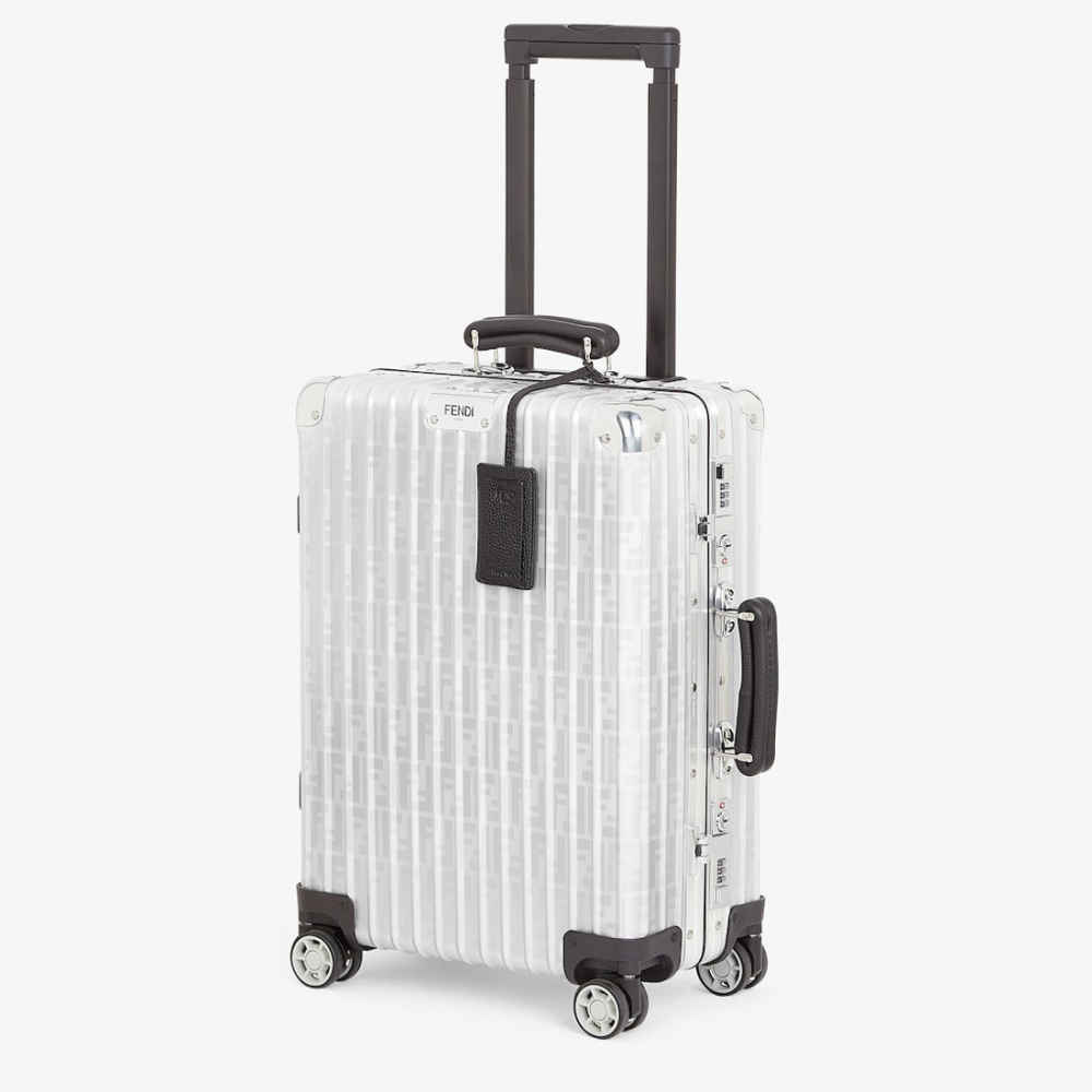 Fendi & Rimowa Grey Premium Cabin Trolley Bag-thumb-1