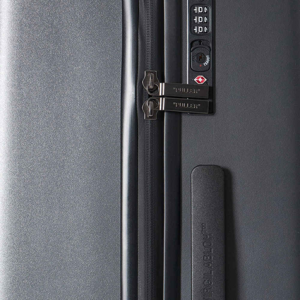 Off White & Rimowa Dark Grey Premium Cabin Trolley Bag-thumb-4