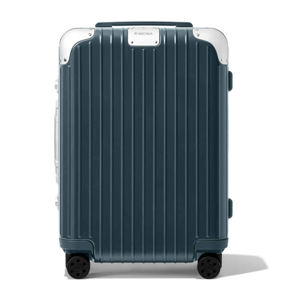 Rimowa Steel Blue Premium Cabin Trolley Bag-thumb-0