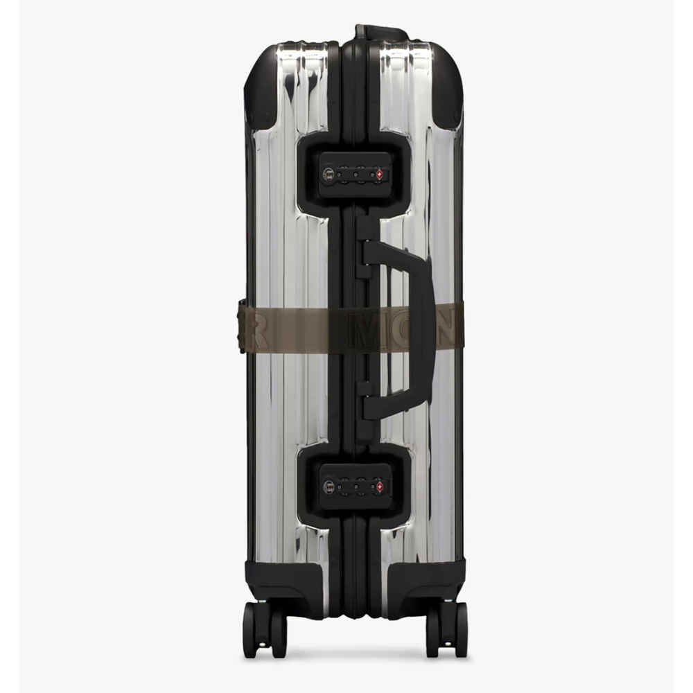Moncler & Rimowa Silver Premium Cabin Trolley Bag-7