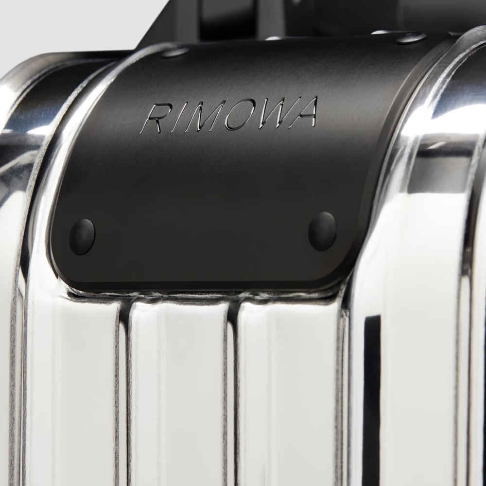 Moncler & Rimowa Silver Premium Cabin Trolley Bag-5