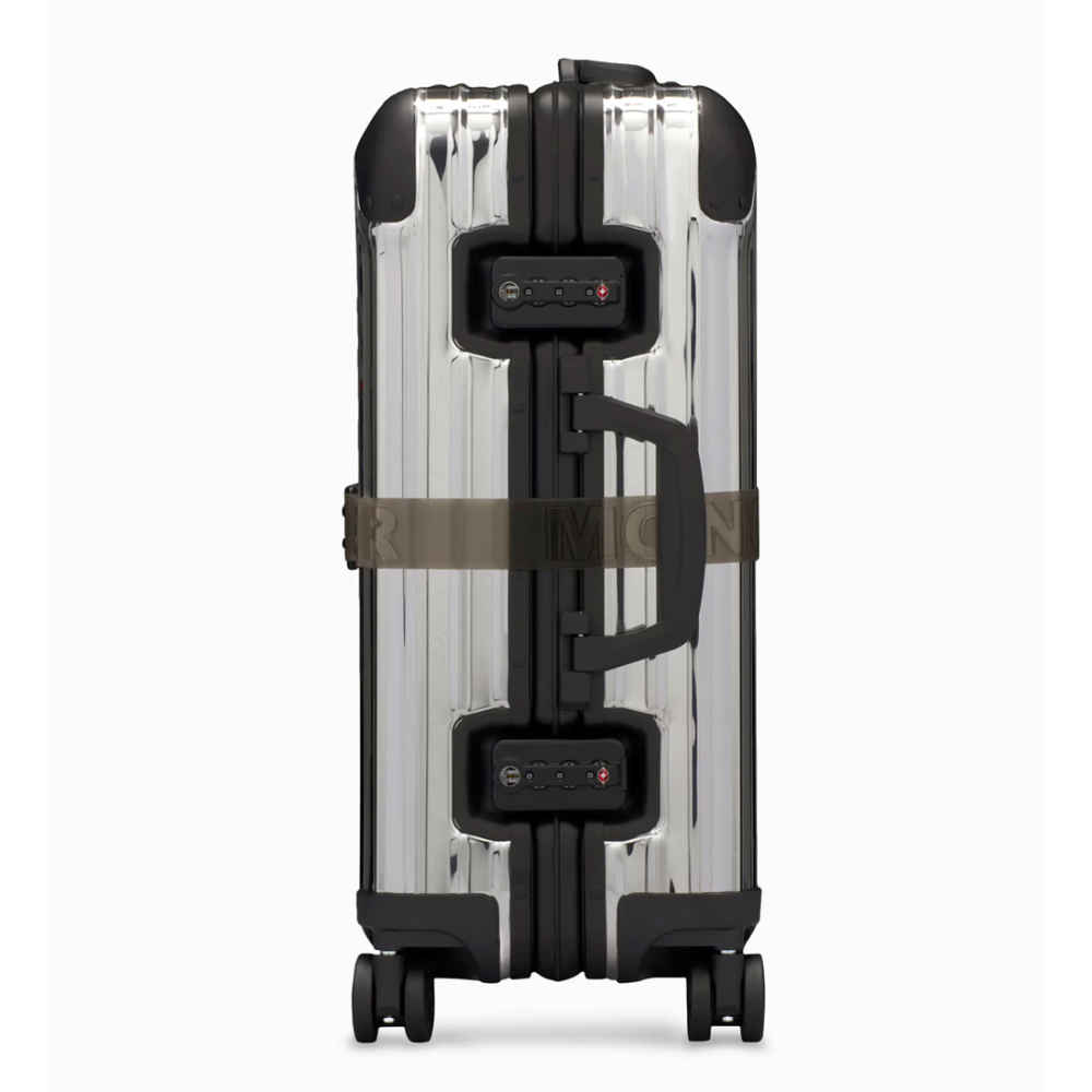 Moncler & Rimowa Silver Premium Cabin Trolley Bag-1