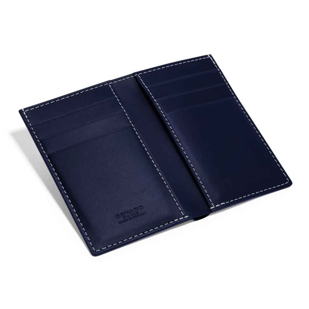 Goyard Navy Blue Premium Pocket Organiser Wallet-1