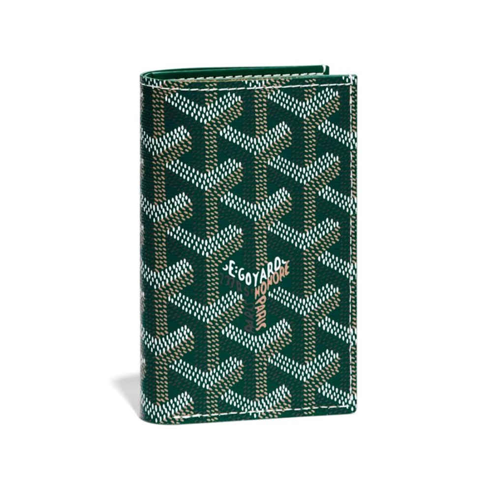 Goyard Green Premium Pocket Organiser Wallet-thumb-0