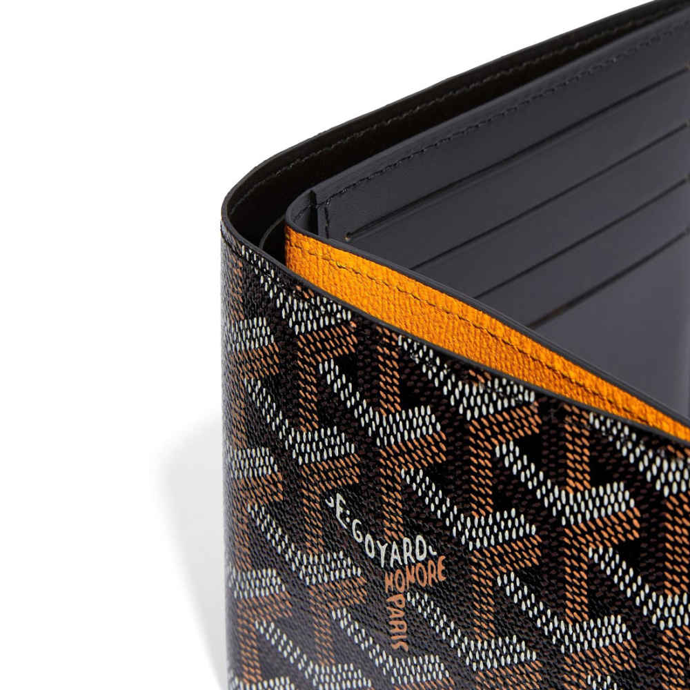 Goyard Black Premium Compact Wallet-thumb-2