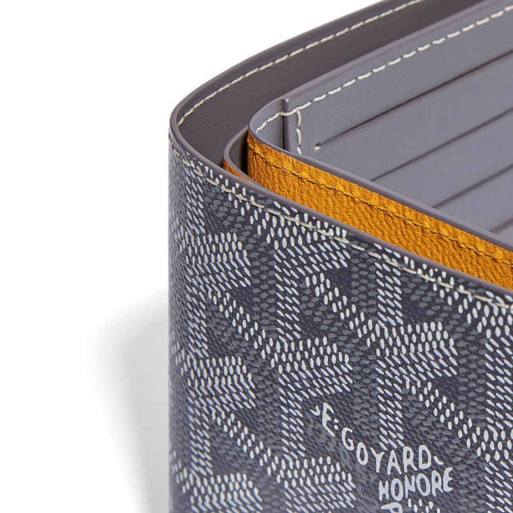 Goyard Grey Premium Compact Wallet-2