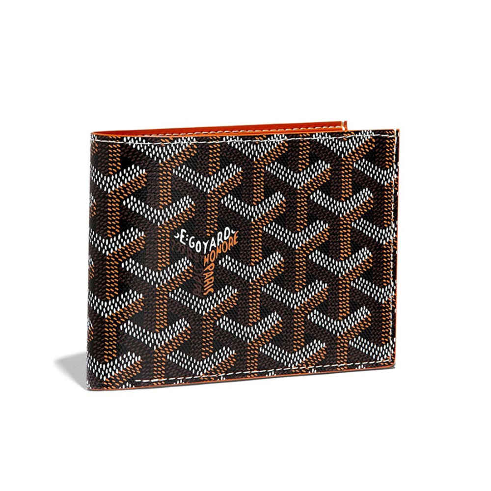 Goyard Brown Premium Compact Wallet-thumb-0