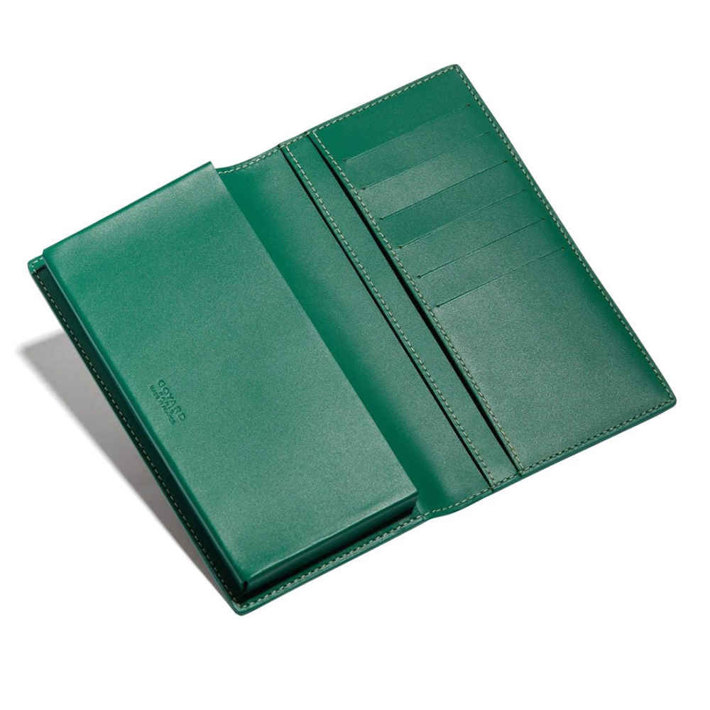 Goyard Green Premium Long Wallet-thumb-1