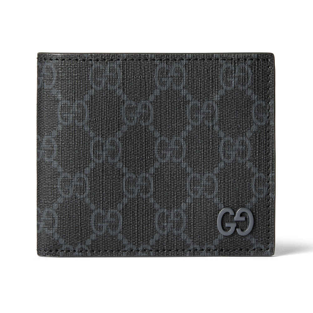 Gucci Dark Grey Premium Compact Wallet-thumb-0