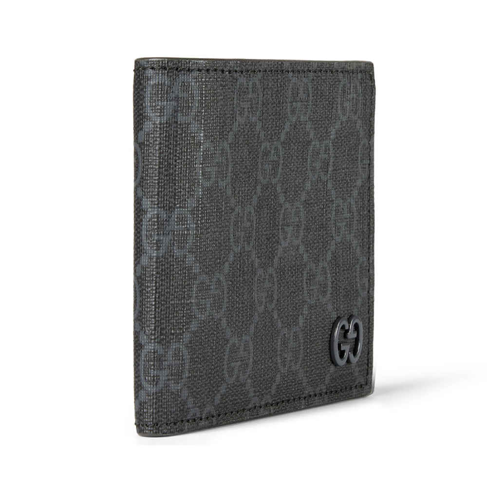 Gucci Dark Grey Premium Compact Wallet-thumb-3