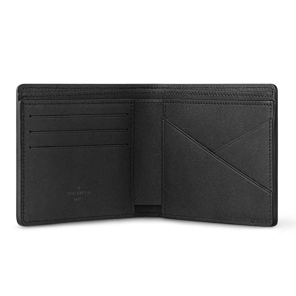 Louis Vuitton Black Premium Compact Wallet-1