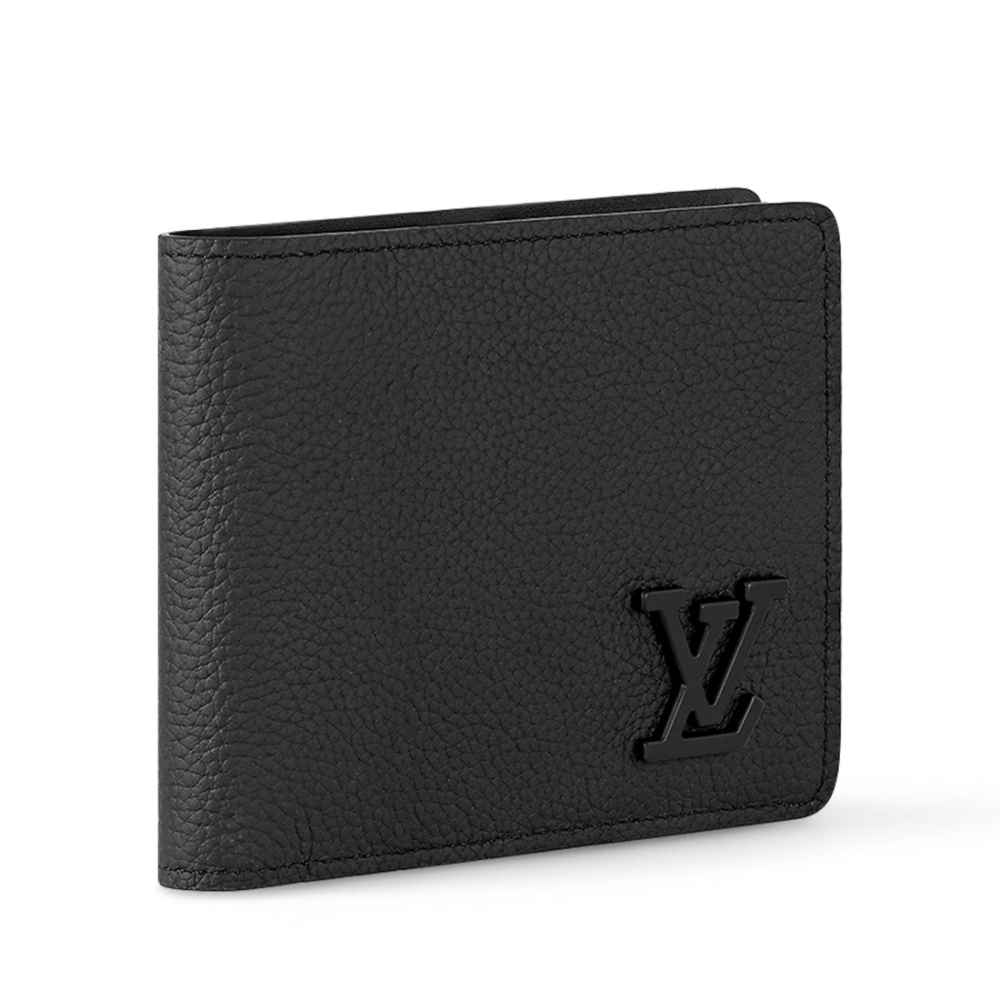 Louis Vuitton Black Premium Compact Wallet-2