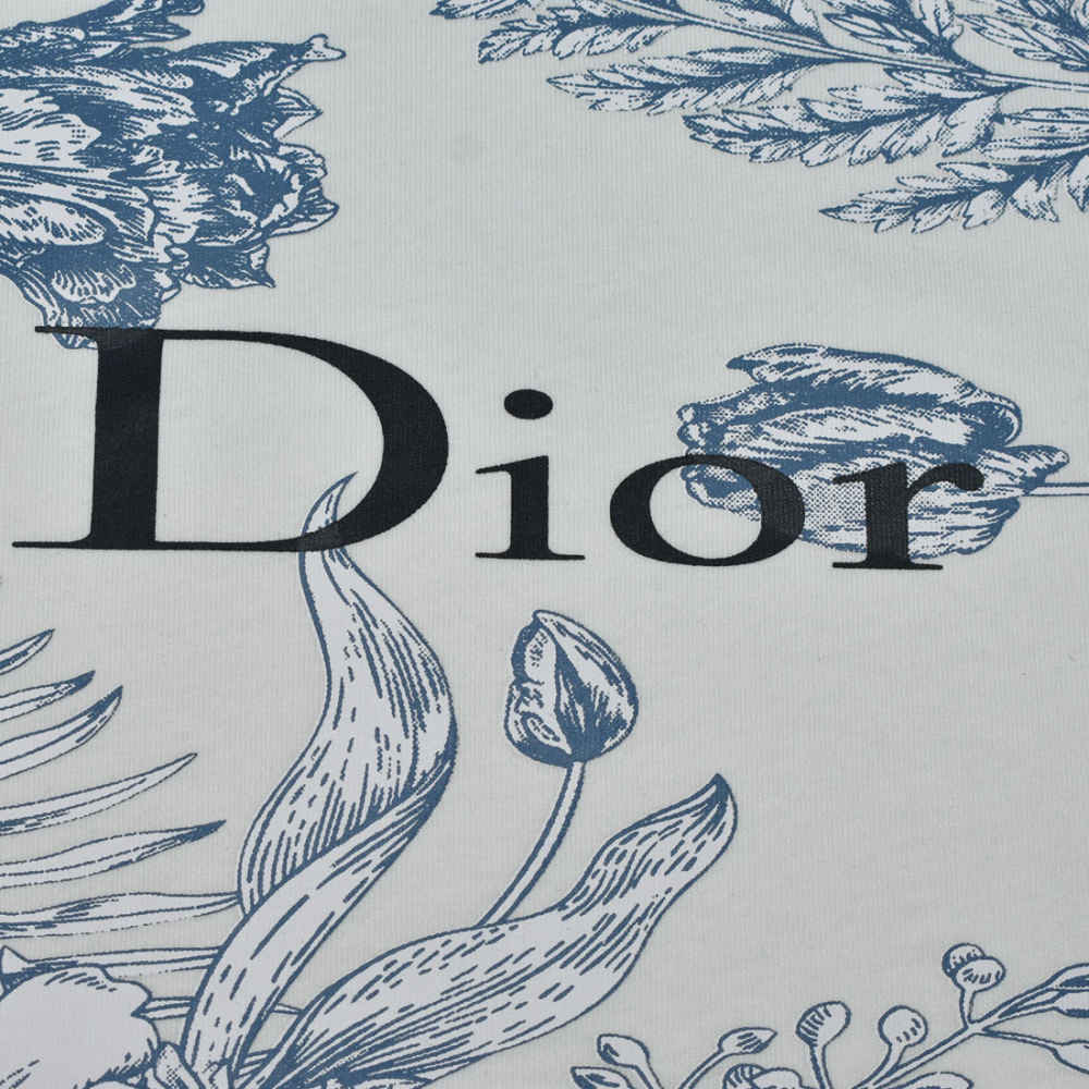 Dior White Premium Quality T-Shirt-3