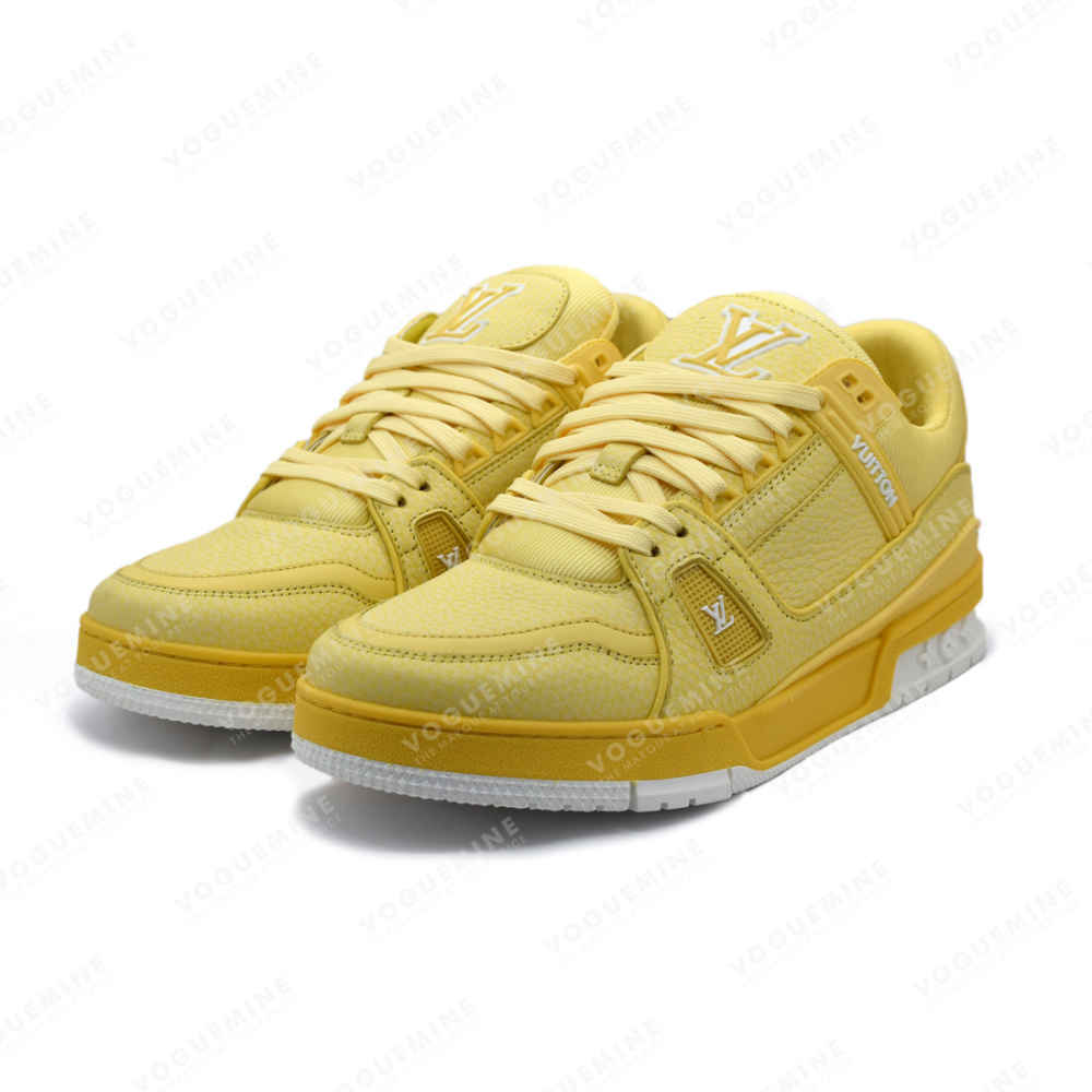 Louis Vuitton Yellow Premium Quality Sneakers-2