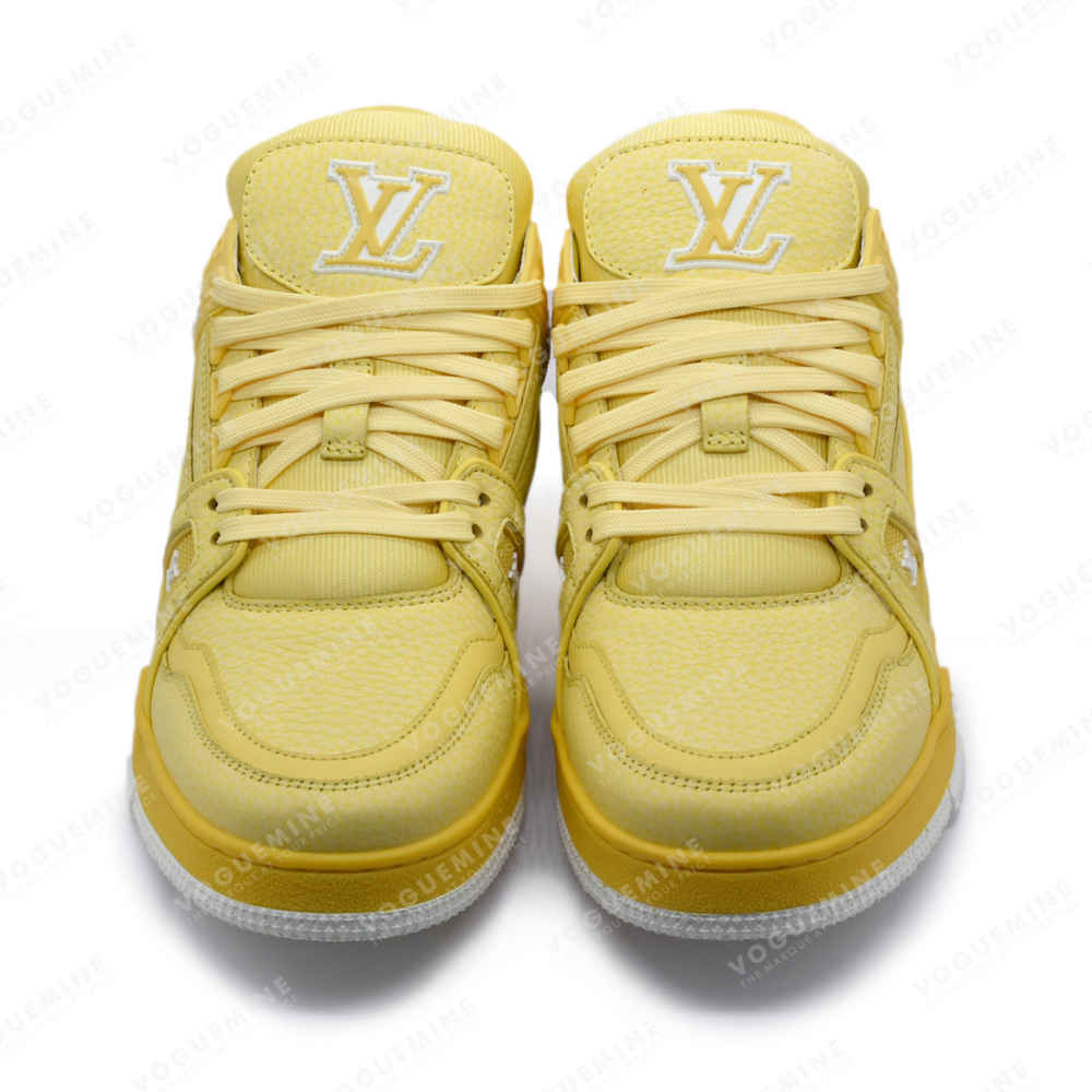 Louis Vuitton Yellow Premium Quality Sneakers-3