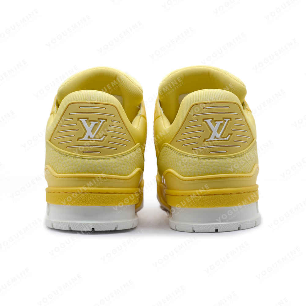 Louis Vuitton Yellow Premium Quality Sneakers-4