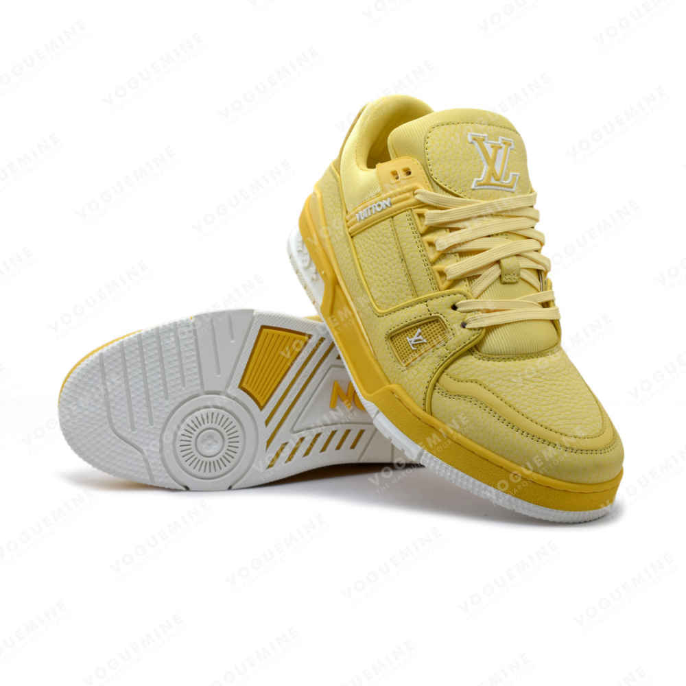 Louis Vuitton Yellow Premium Quality Sneakers-5