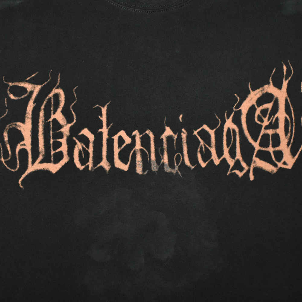 Balenciaga Black Premium Quality T-shirt-3