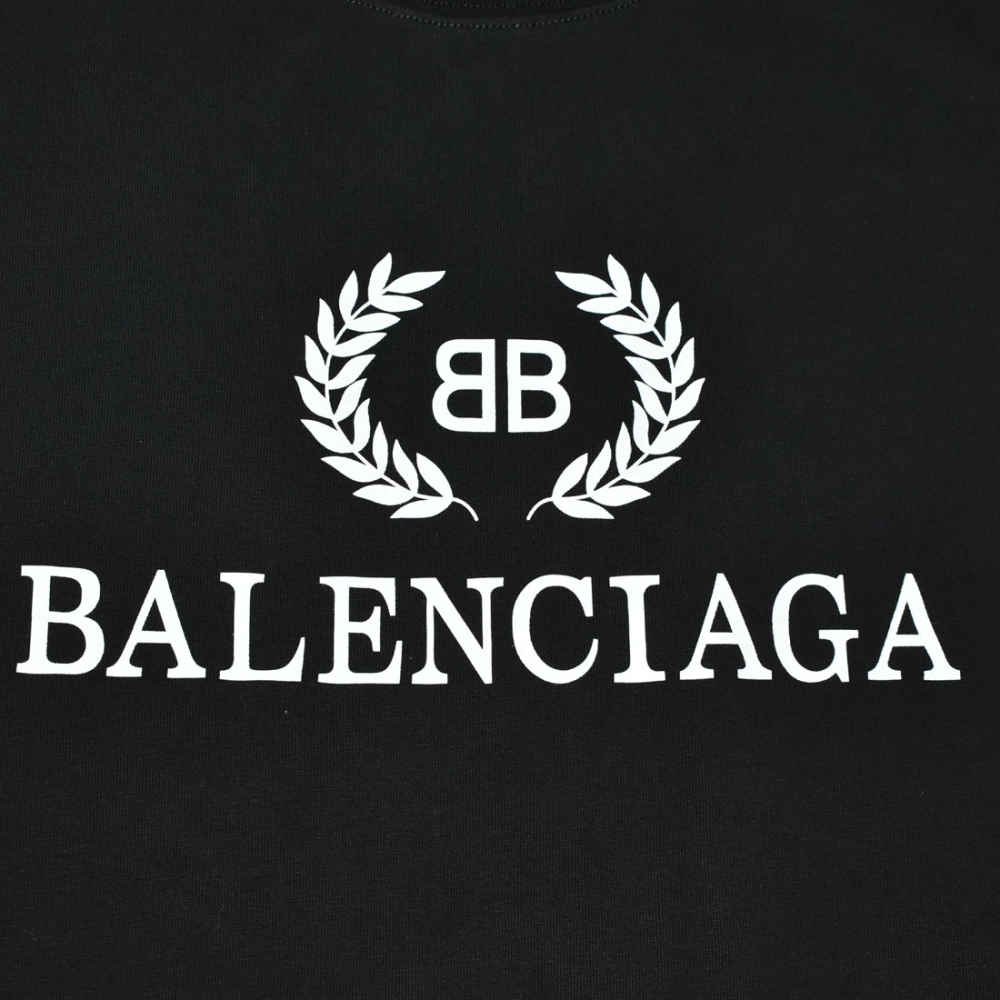 Balenciaga Black Premium Quality T-shirt-3