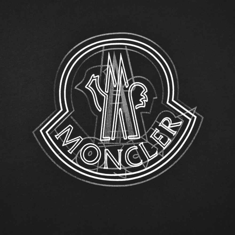 Moncler Black Premium Quality T-shirt-3