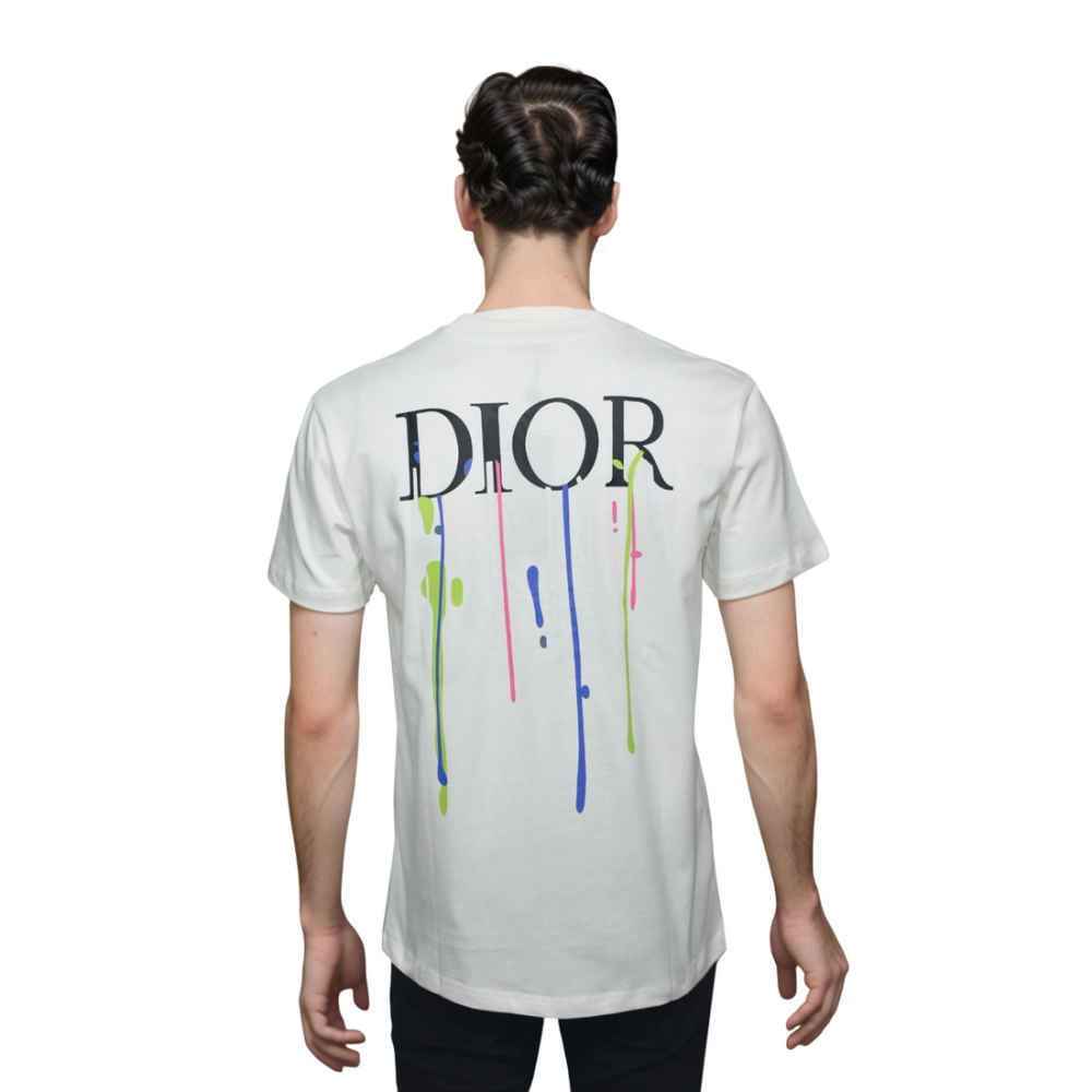 Dior White Premium Quality T-shirt-1