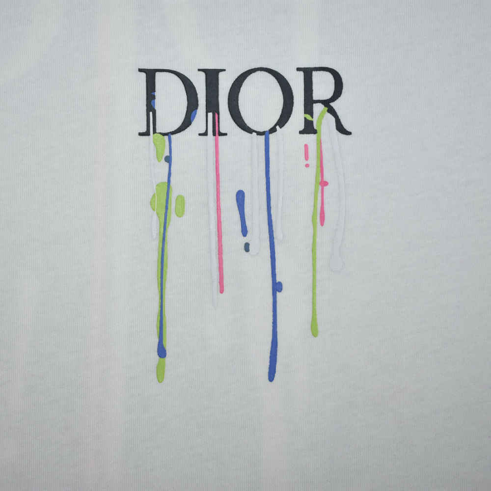 Dior White Premium Quality T-shirt-3