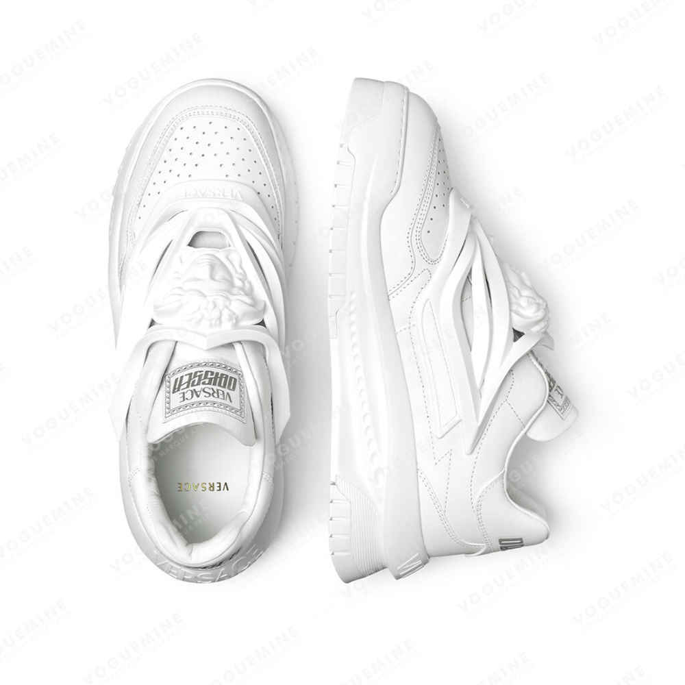 Versace White Premium Quality Sneakers-thumb-5