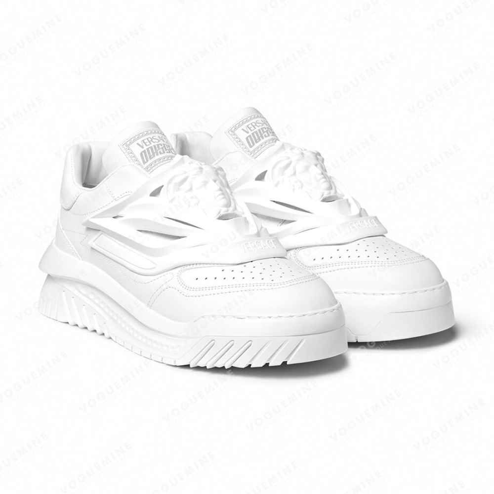 Versace White Premium Quality Sneakers-thumb-2