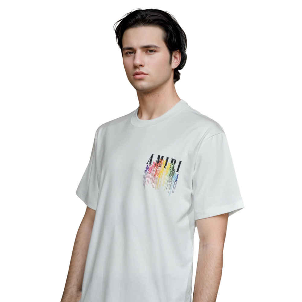 Amiri White Premium Quality T-shirt-2