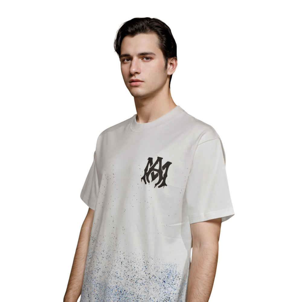 Amiri White Premium Quality T-shirt-2
