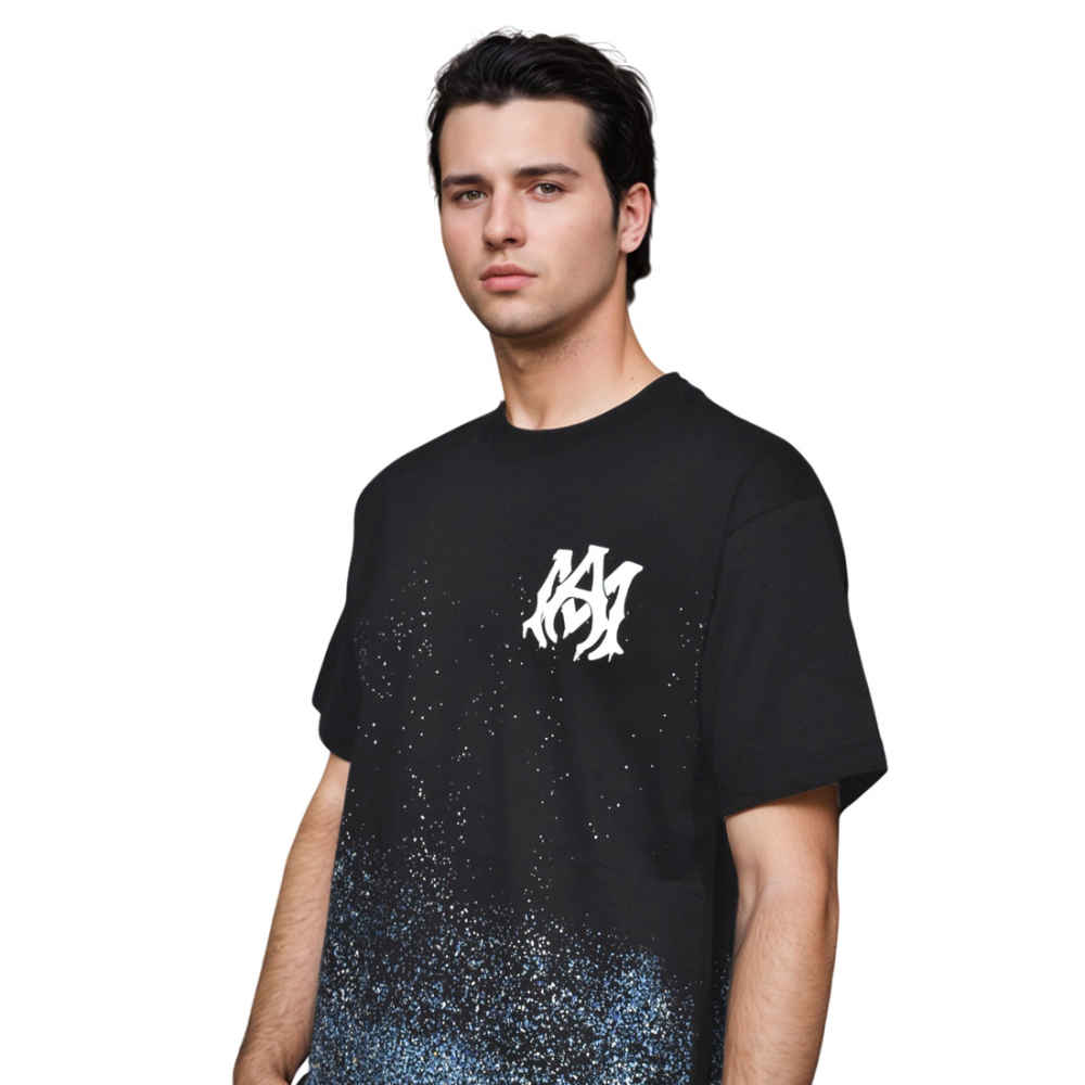 Amiri Black Premium Quality T-shirt-2