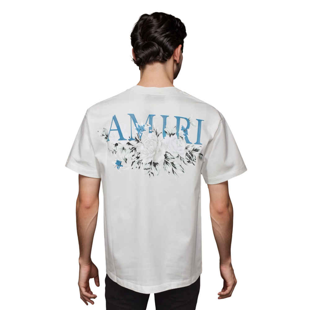 Amiri White Premium Quality T-shirt-1