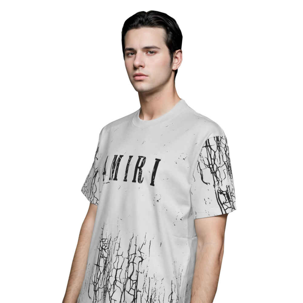 Amiri White Premium Quality T-shirt-2